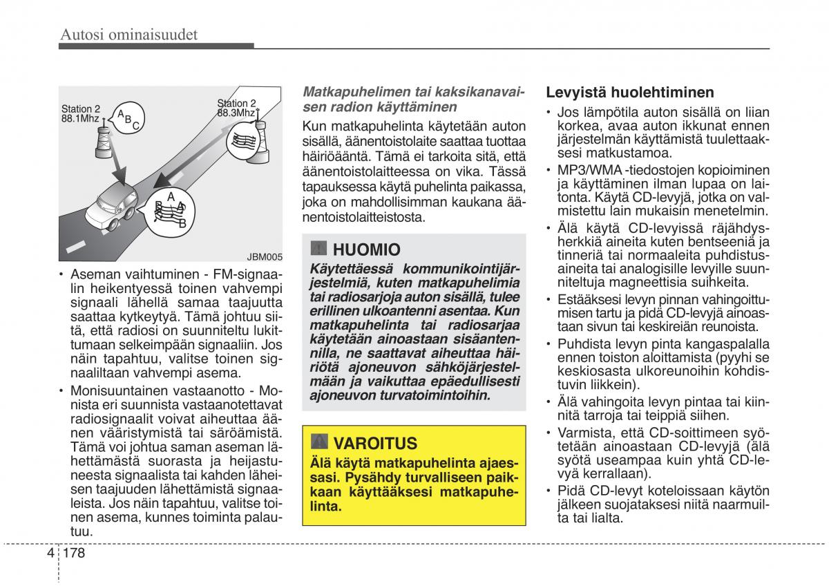 KIA Sorento II 2 omistajan kasikirja / page 271