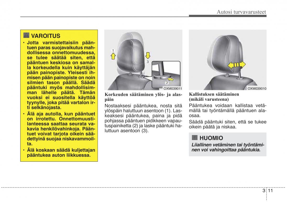 KIA Sorento II 2 omistajan kasikirja / page 28