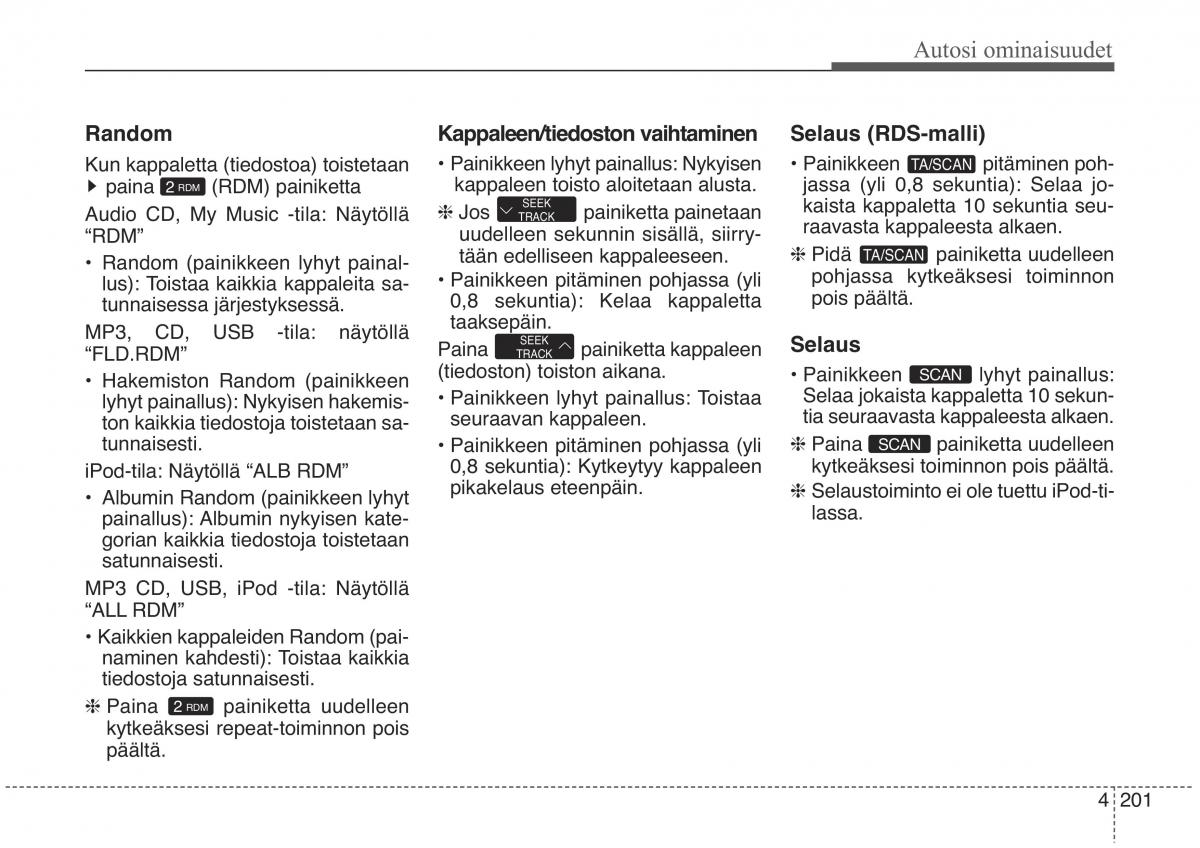 KIA Sorento II 2 omistajan kasikirja / page 294