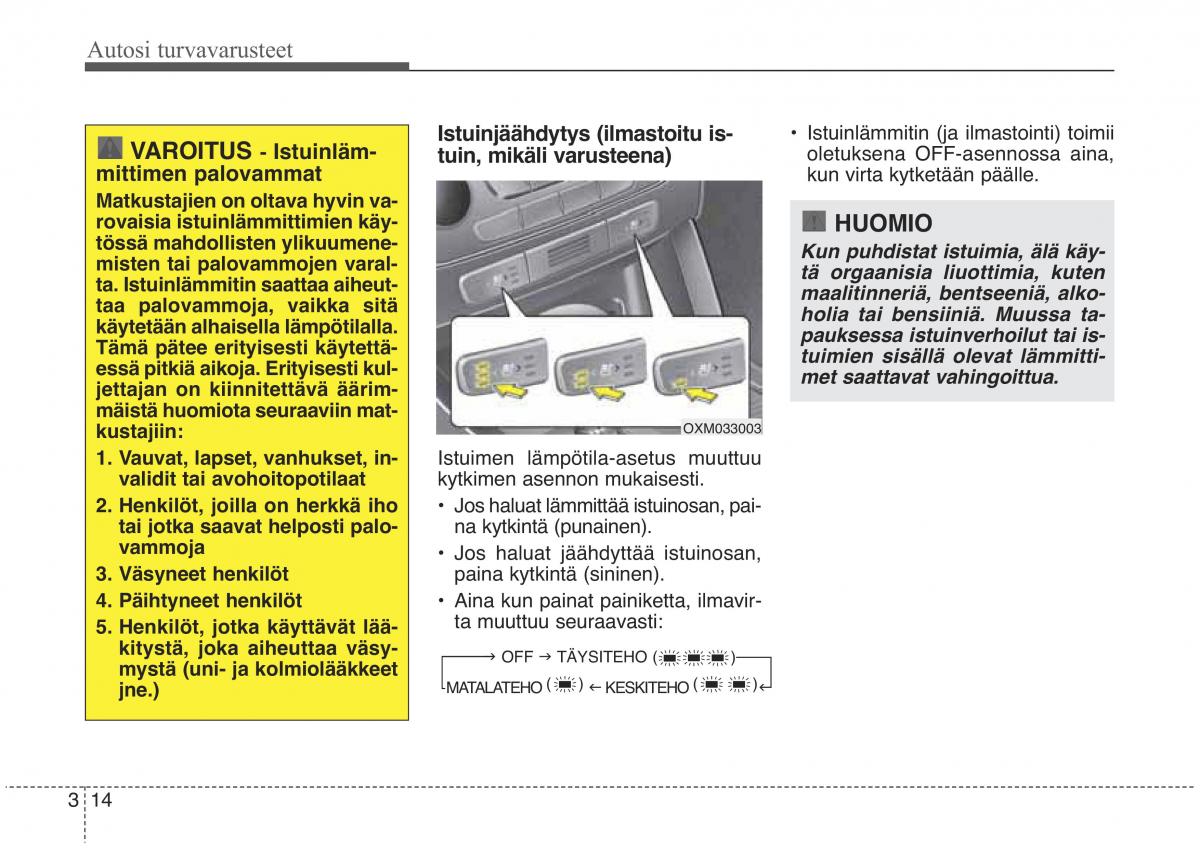 KIA Sorento II 2 omistajan kasikirja / page 31