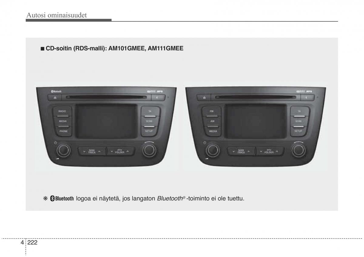 KIA Sorento II 2 omistajan kasikirja / page 315