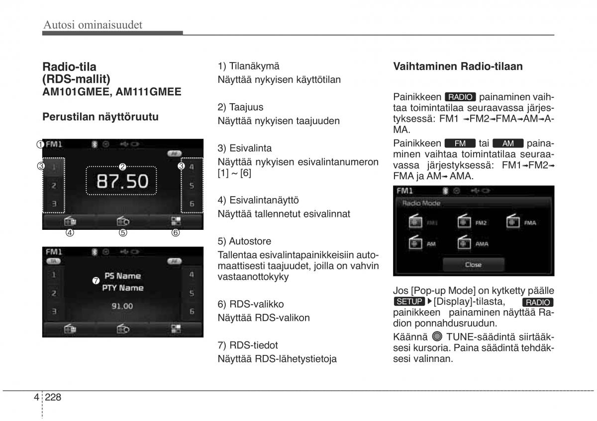 KIA Sorento II 2 omistajan kasikirja / page 321