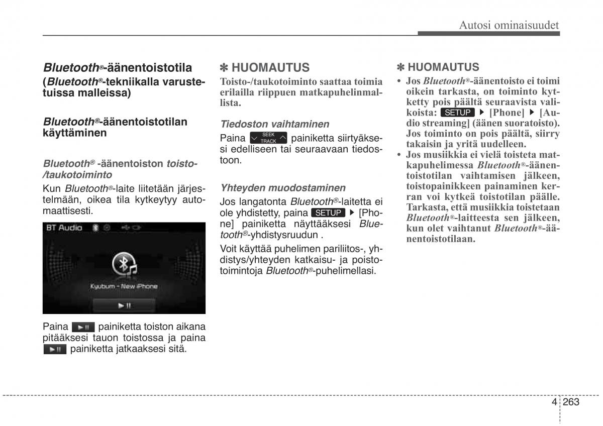 KIA Sorento II 2 omistajan kasikirja / page 356