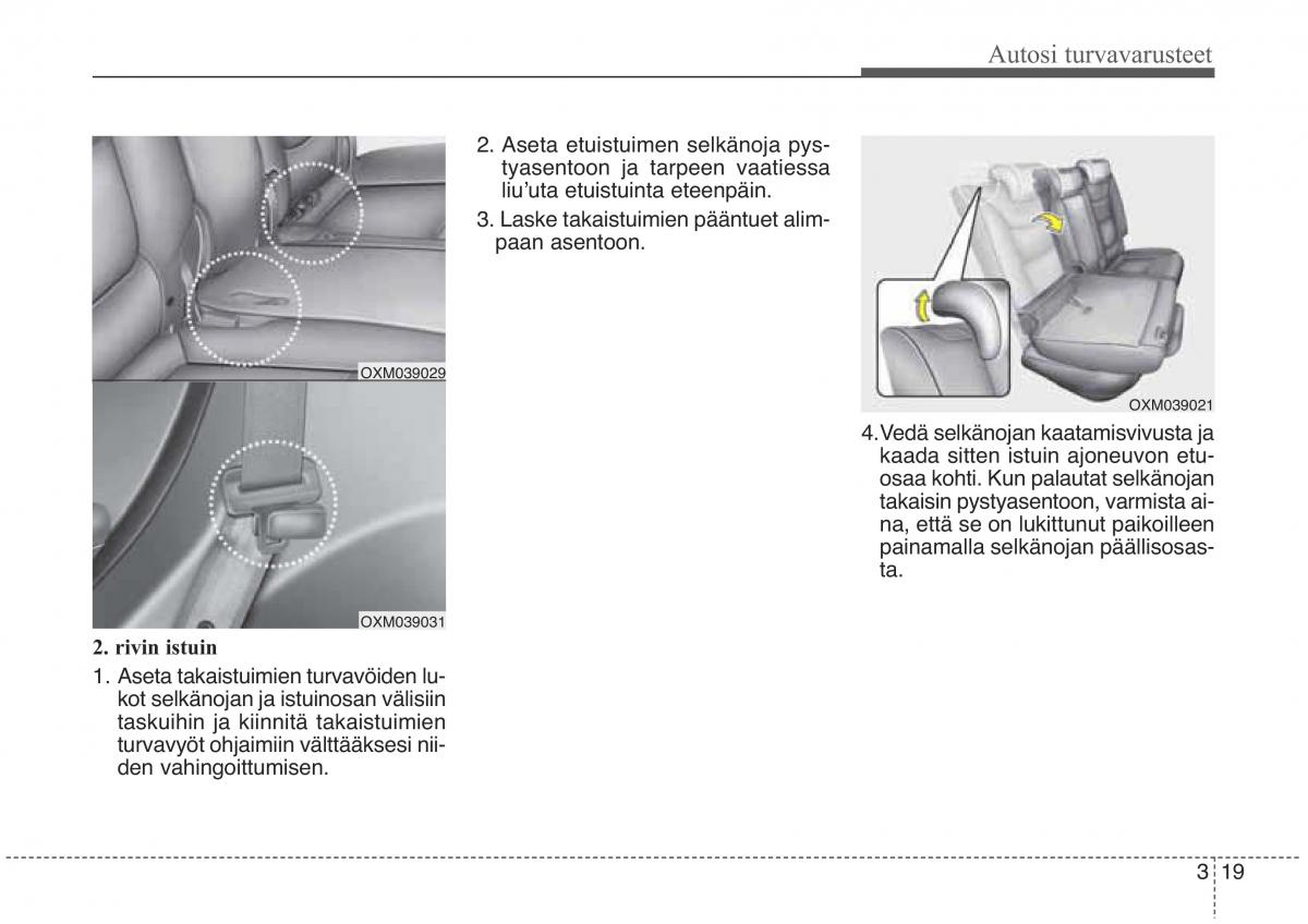 KIA Sorento II 2 omistajan kasikirja / page 36