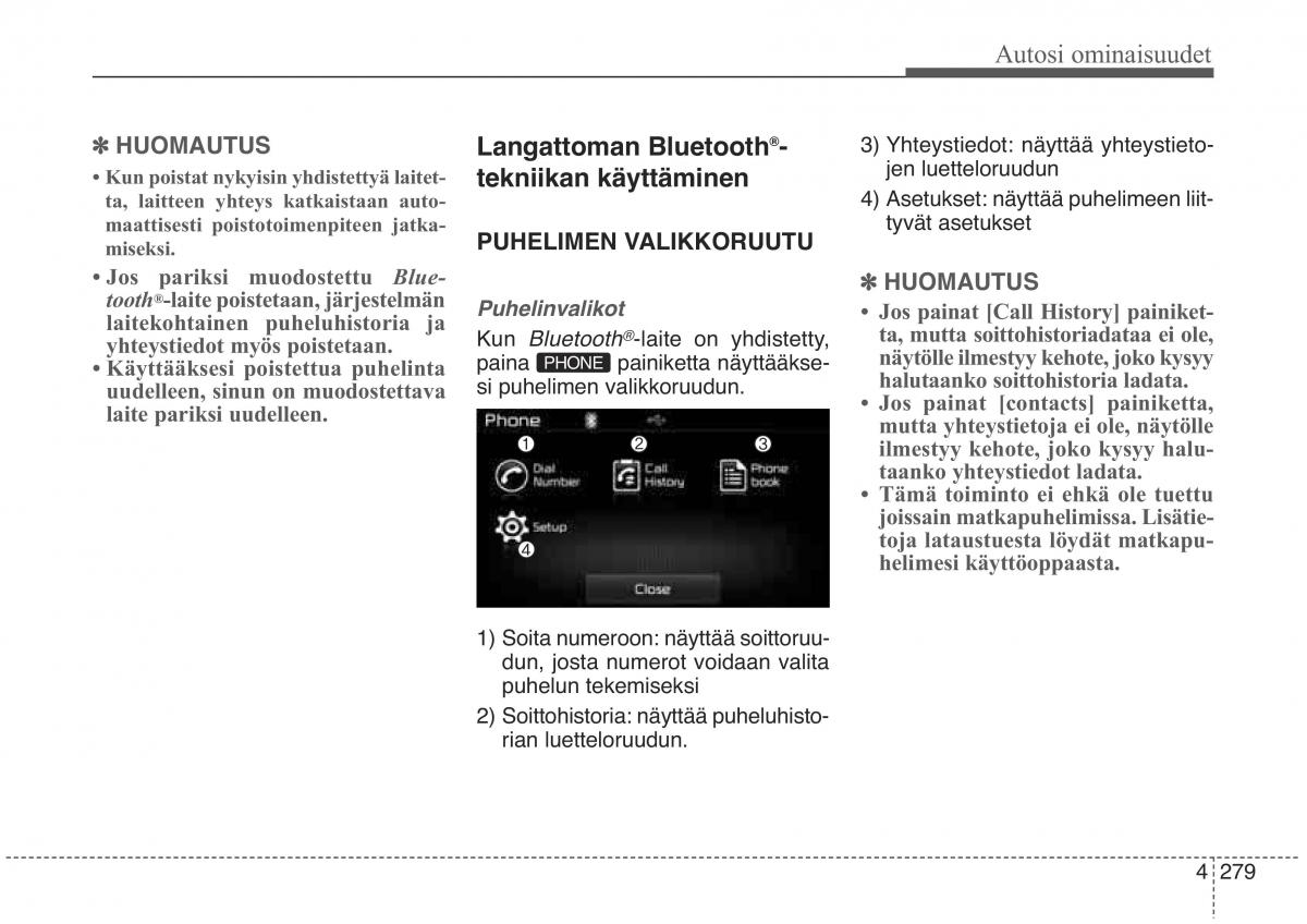 KIA Sorento II 2 omistajan kasikirja / page 372