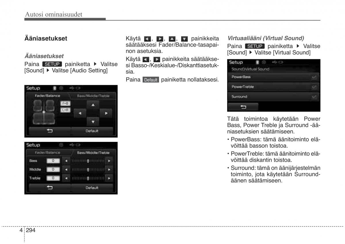 KIA Sorento II 2 omistajan kasikirja / page 387