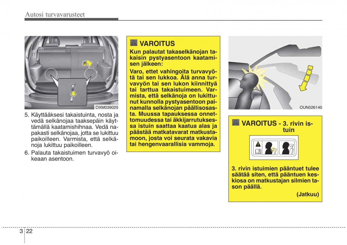 KIA Sorento II 2 omistajan kasikirja / page 39