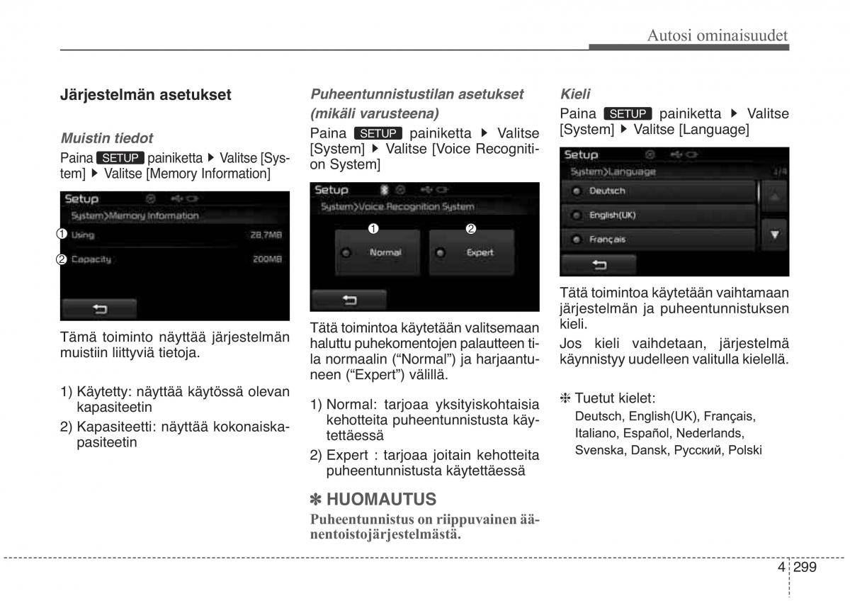 KIA Sorento II 2 omistajan kasikirja / page 392