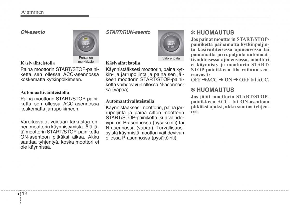 KIA Sorento II 2 omistajan kasikirja / page 405