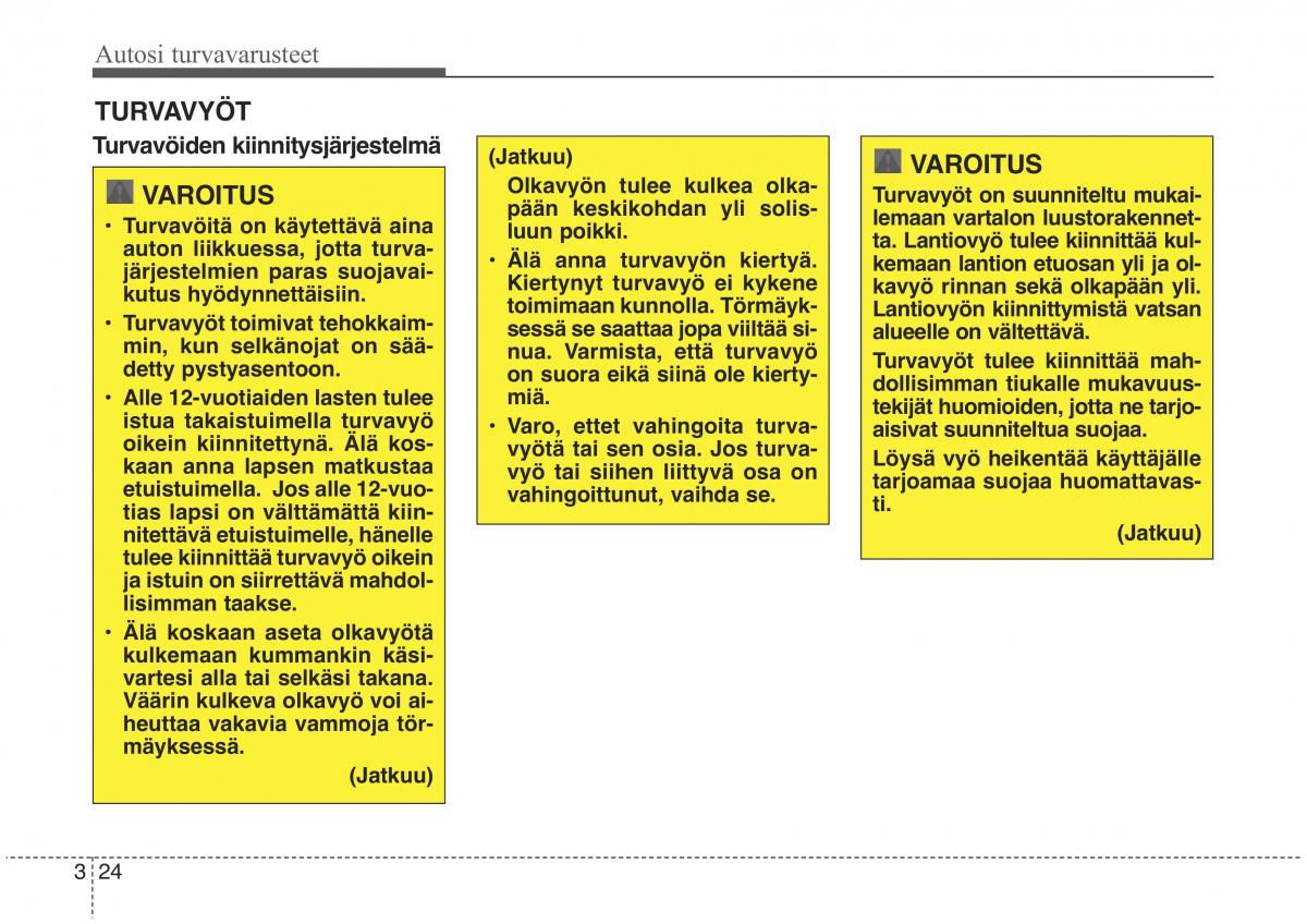 KIA Sorento II 2 omistajan kasikirja / page 41