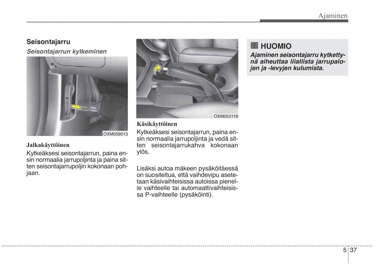 KIA Sorento II 2 omistajan kasikirja / page 430