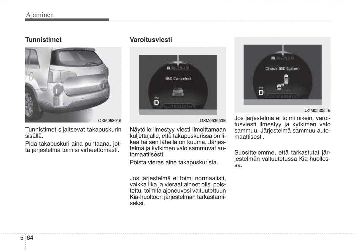 KIA Sorento II 2 omistajan kasikirja / page 457