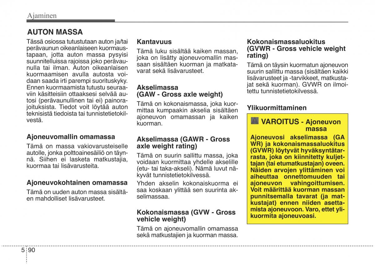 KIA Sorento II 2 omistajan kasikirja / page 483