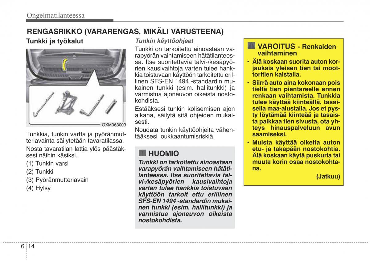 KIA Sorento II 2 omistajan kasikirja / page 497