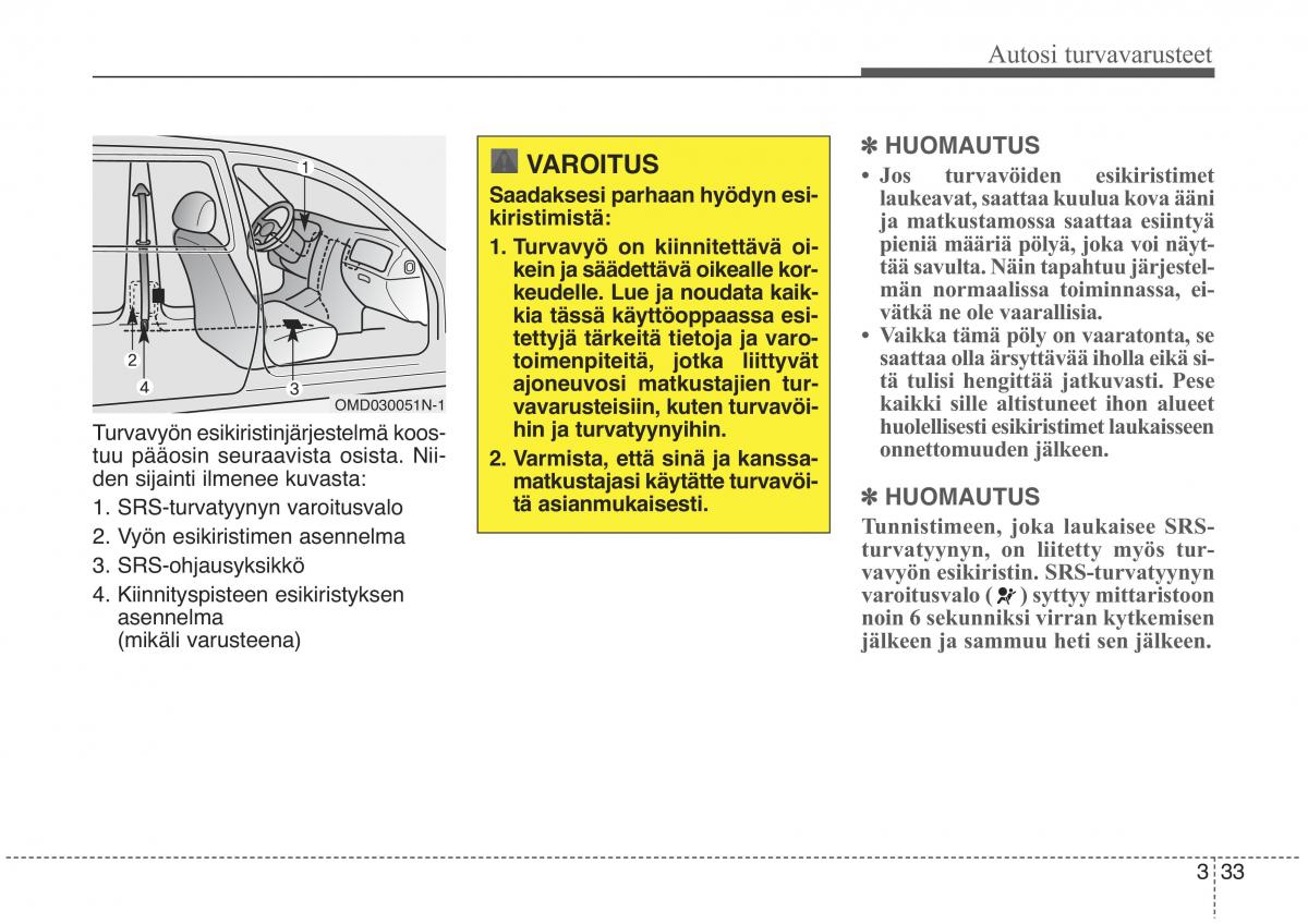 KIA Sorento II 2 omistajan kasikirja / page 50