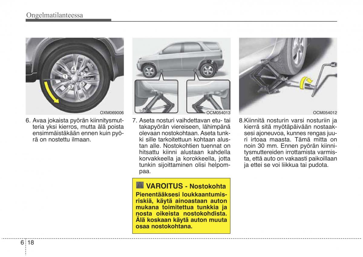 KIA Sorento II 2 omistajan kasikirja / page 501