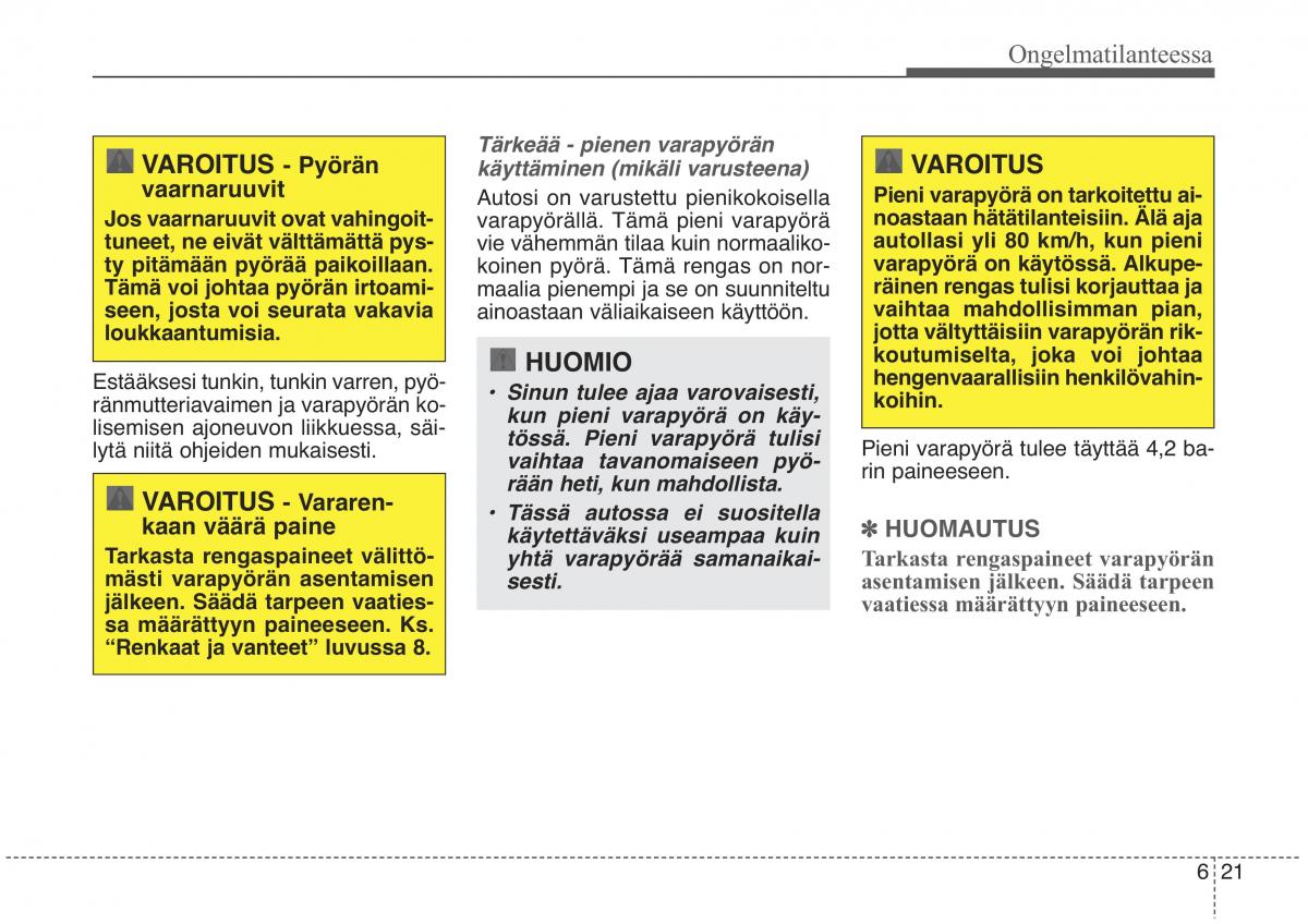 KIA Sorento II 2 omistajan kasikirja / page 504