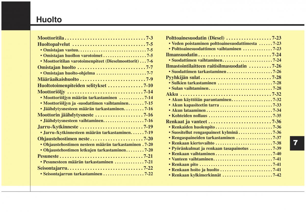 KIA Sorento II 2 omistajan kasikirja / page 518