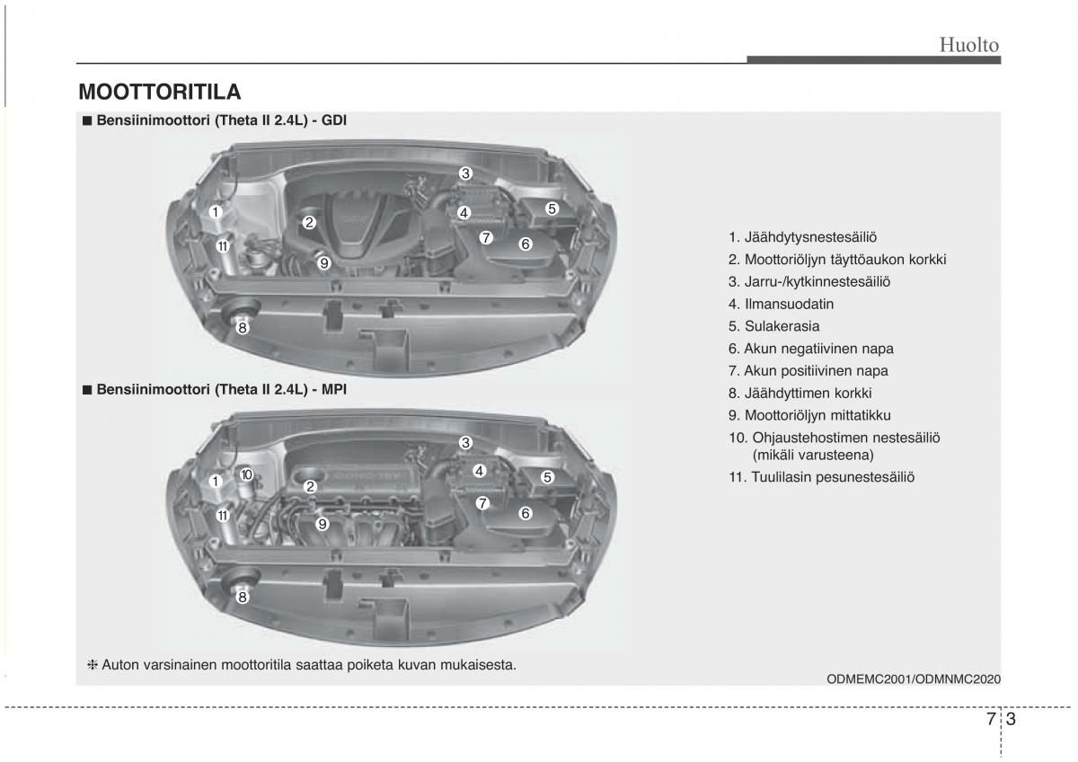 KIA Sorento II 2 omistajan kasikirja / page 520