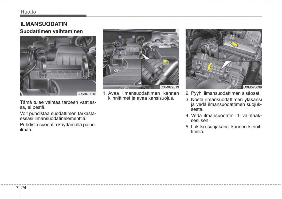 KIA Sorento II 2 omistajan kasikirja / page 541