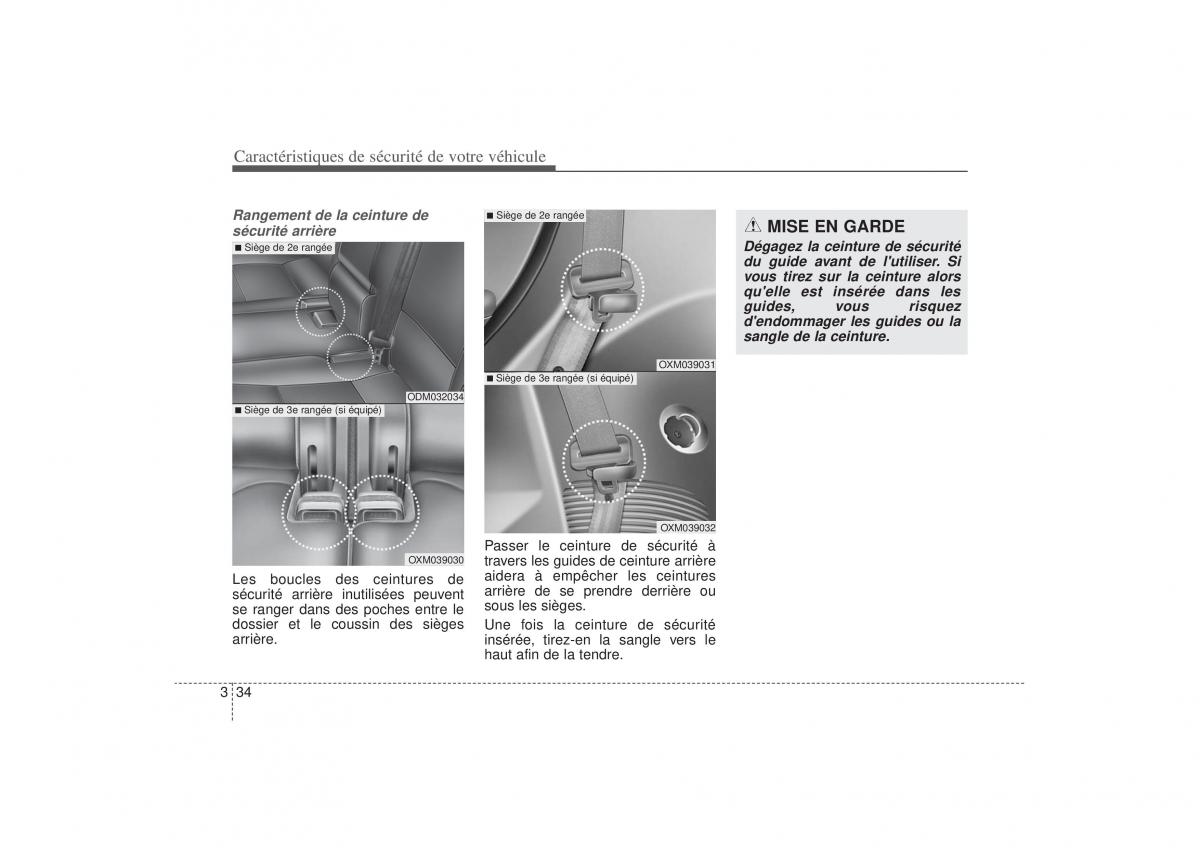 KIA Sorento II 2 manuel du proprietaire / page 57