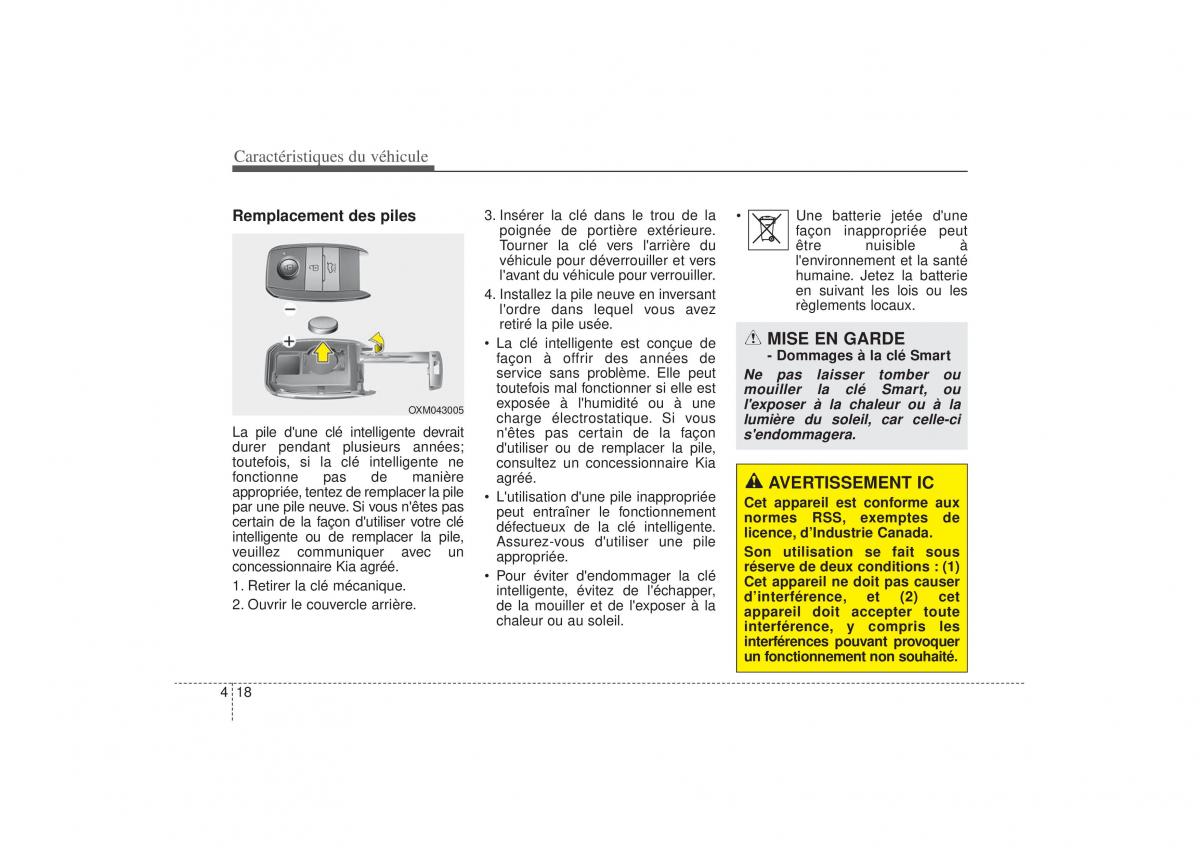 KIA Sorento II 2 manuel du proprietaire / page 124