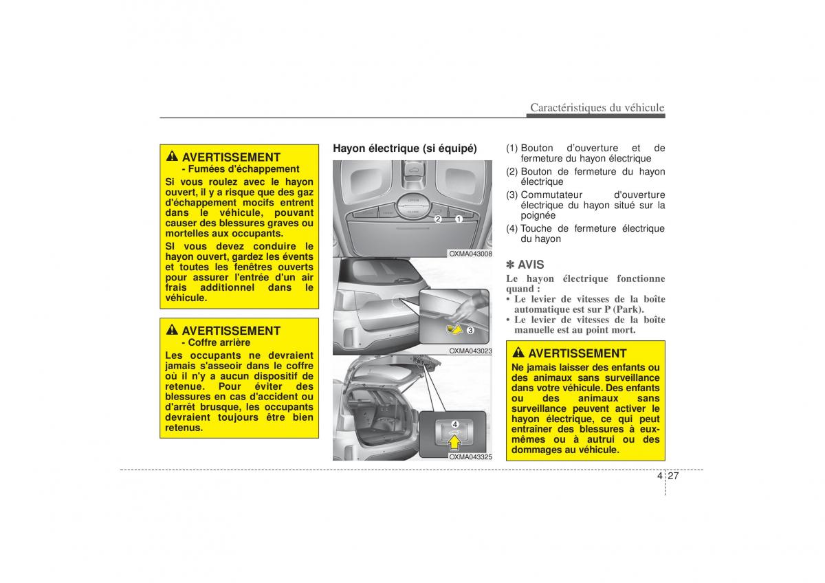 KIA Sorento II 2 manuel du proprietaire / page 133