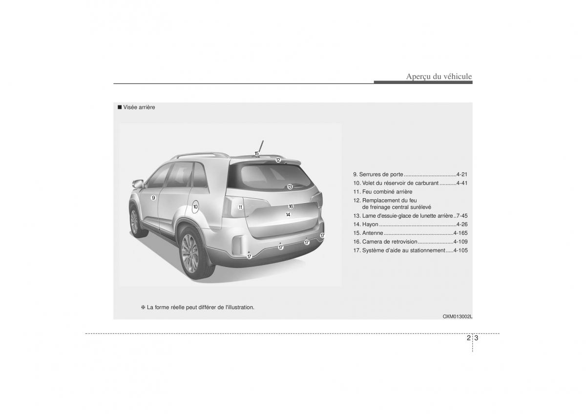 KIA Sorento II 2 manuel du proprietaire / page 20