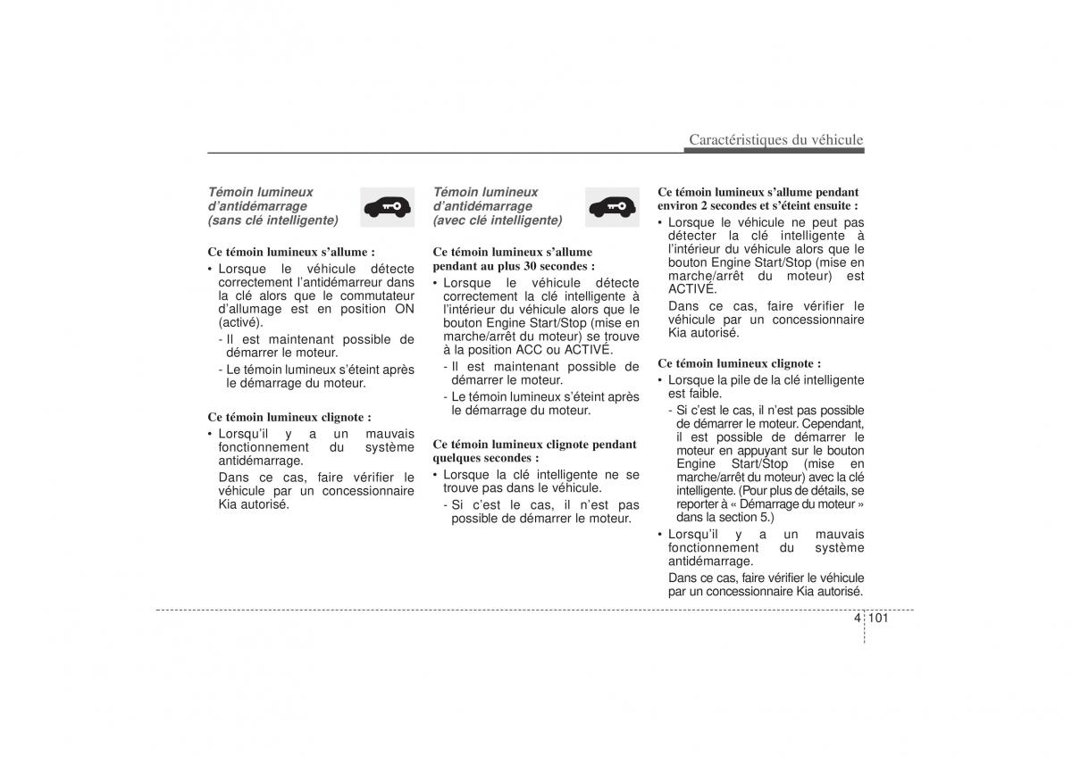 KIA Sorento II 2 manuel du proprietaire / page 207