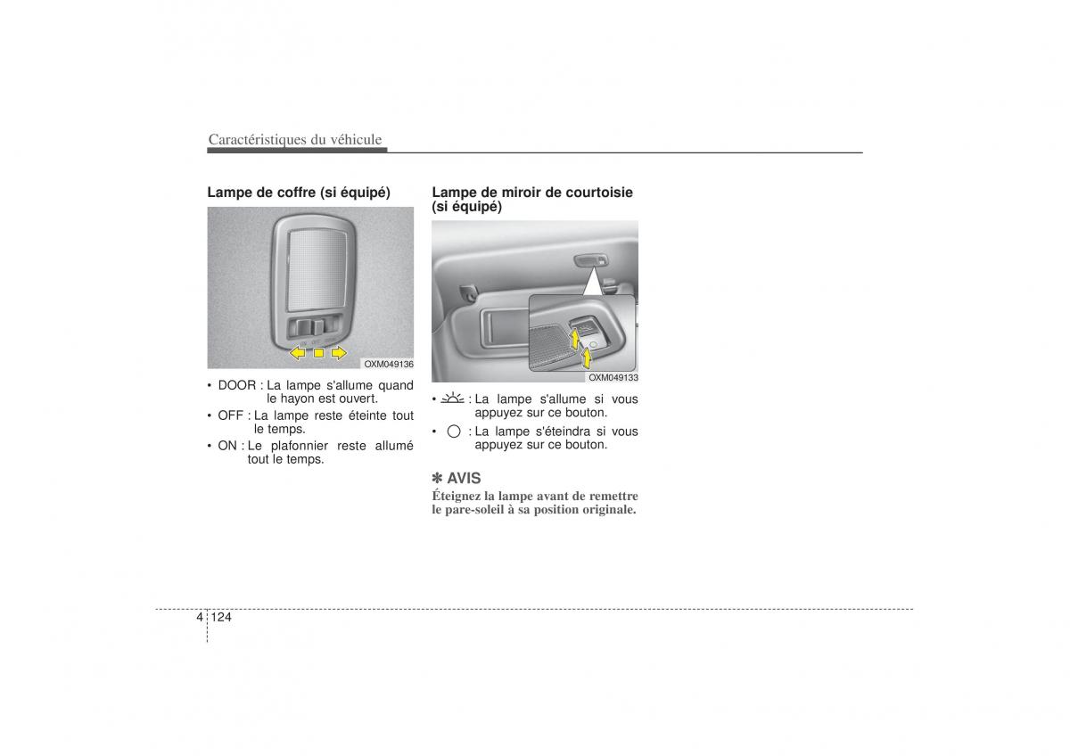 KIA Sorento II 2 manuel du proprietaire / page 230