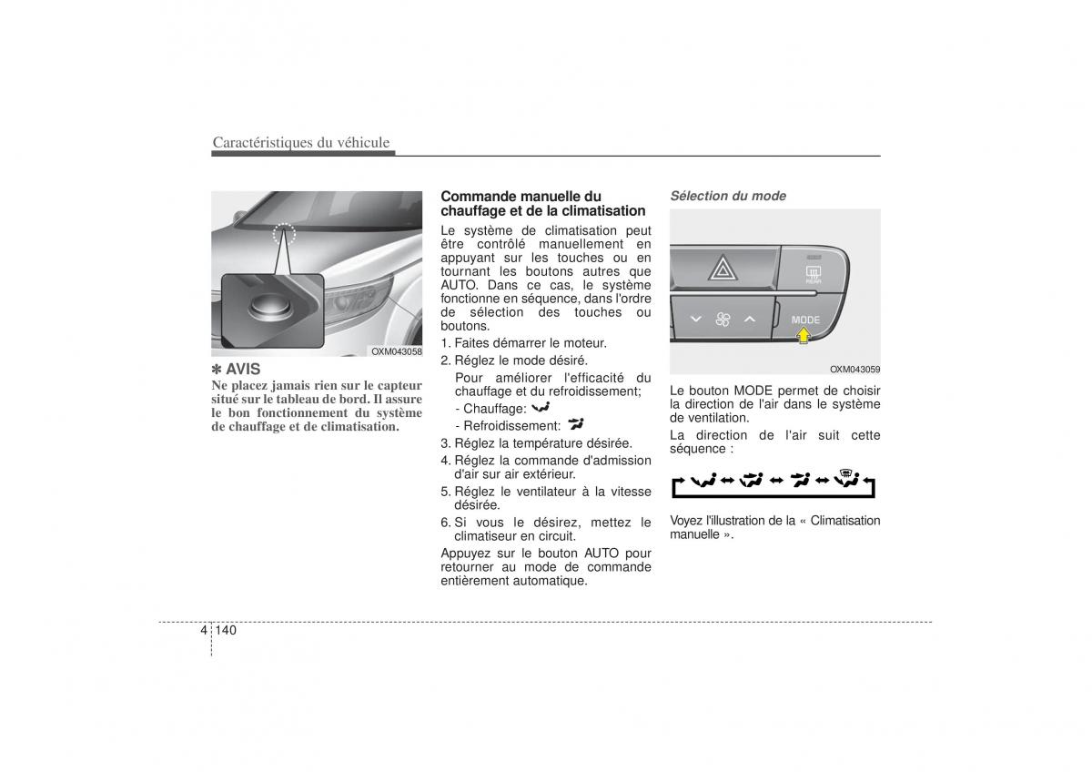 KIA Sorento II 2 manuel du proprietaire / page 246