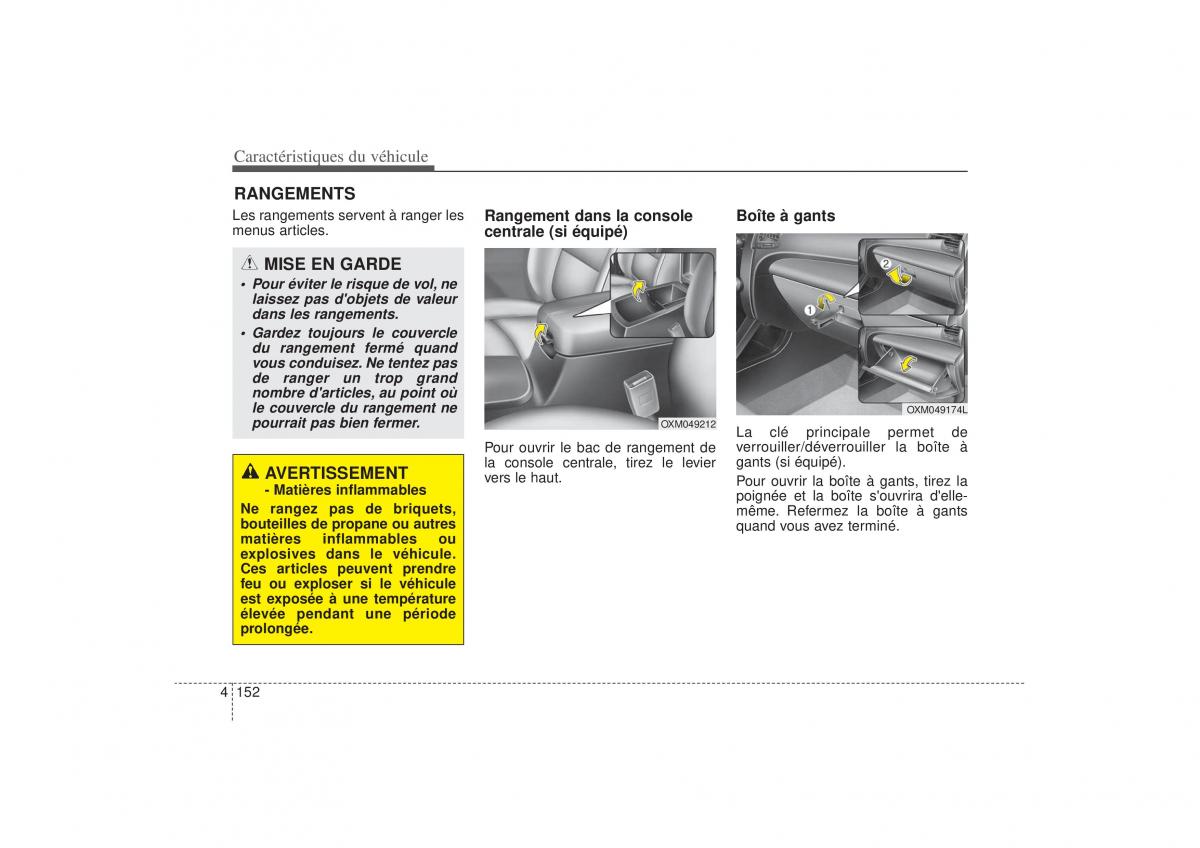 KIA Sorento II 2 manuel du proprietaire / page 258