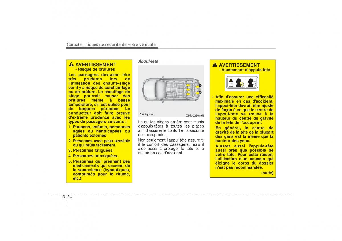 KIA Sorento II 2 manuel du proprietaire / page 47