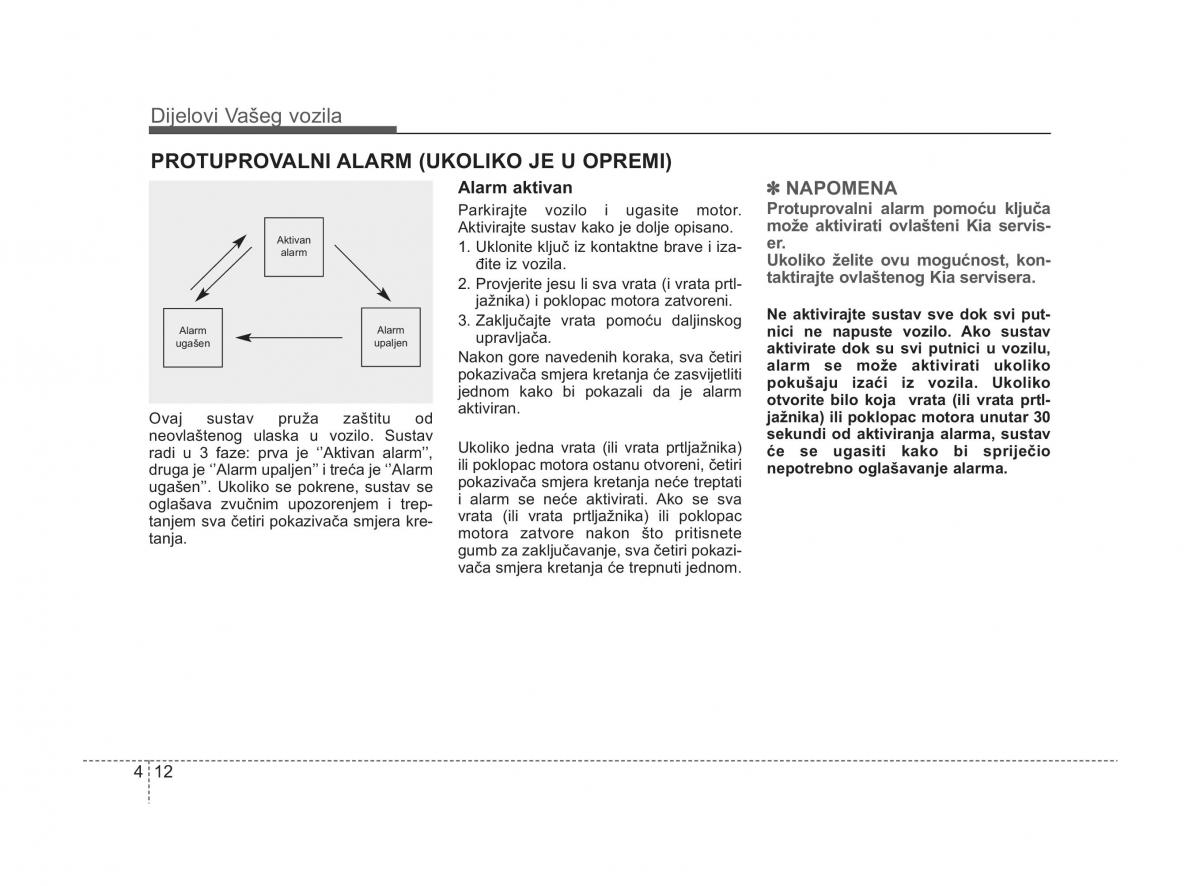 KIA Sorento II 2 vlasnicko uputstvo / page 90