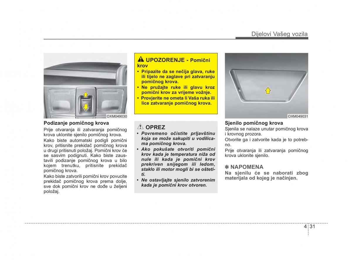 KIA Sorento II 2 vlasnicko uputstvo / page 109