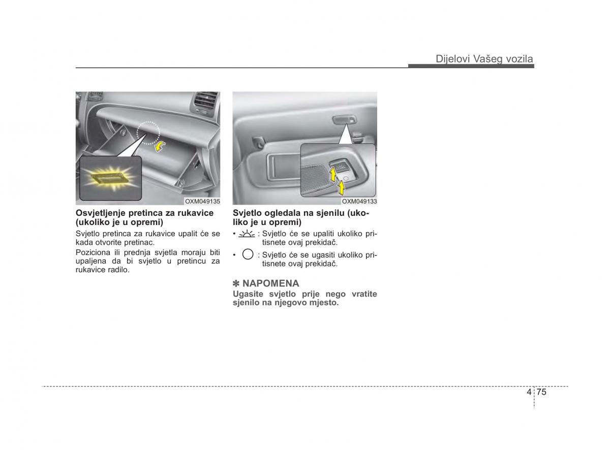 KIA Sorento II 2 vlasnicko uputstvo / page 153