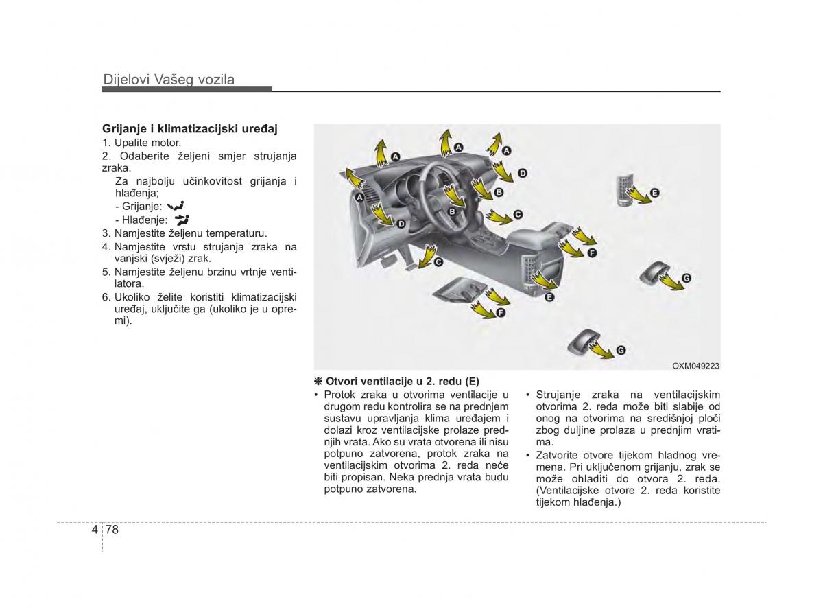 KIA Sorento II 2 vlasnicko uputstvo / page 156