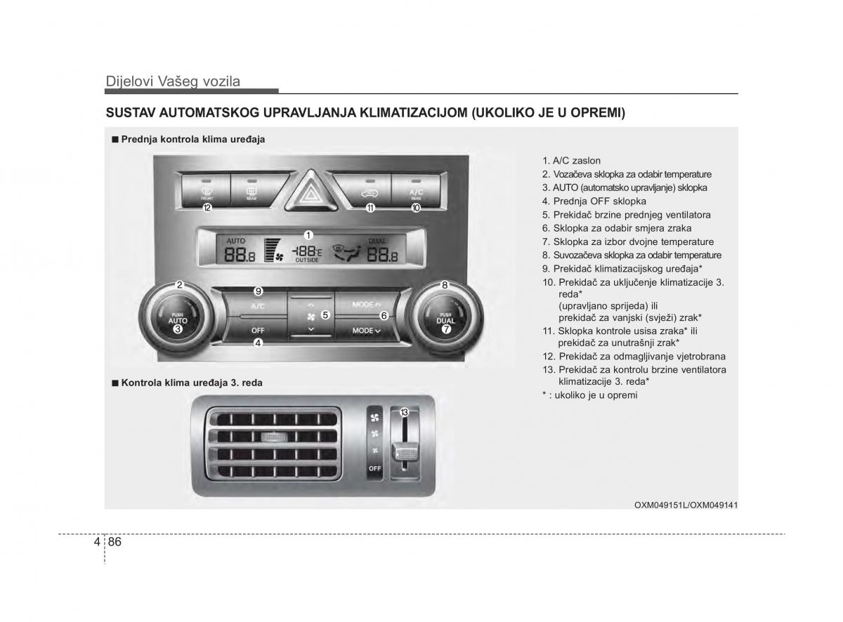 KIA Sorento II 2 vlasnicko uputstvo / page 164