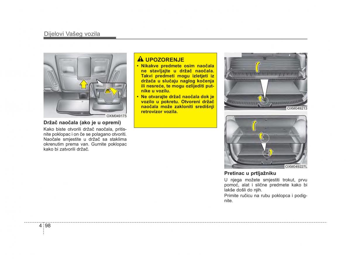 KIA Sorento II 2 vlasnicko uputstvo / page 176