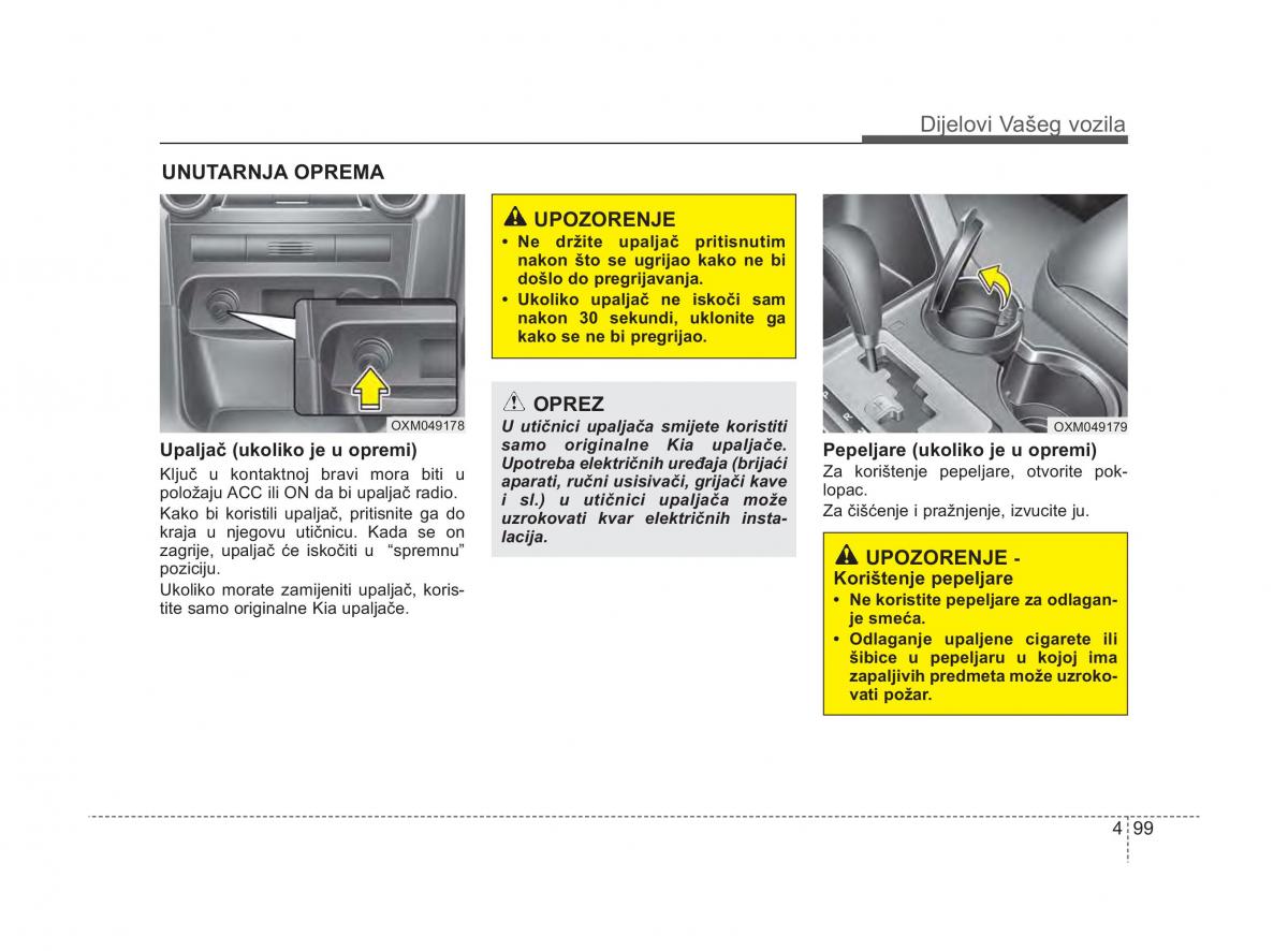 KIA Sorento II 2 vlasnicko uputstvo / page 177