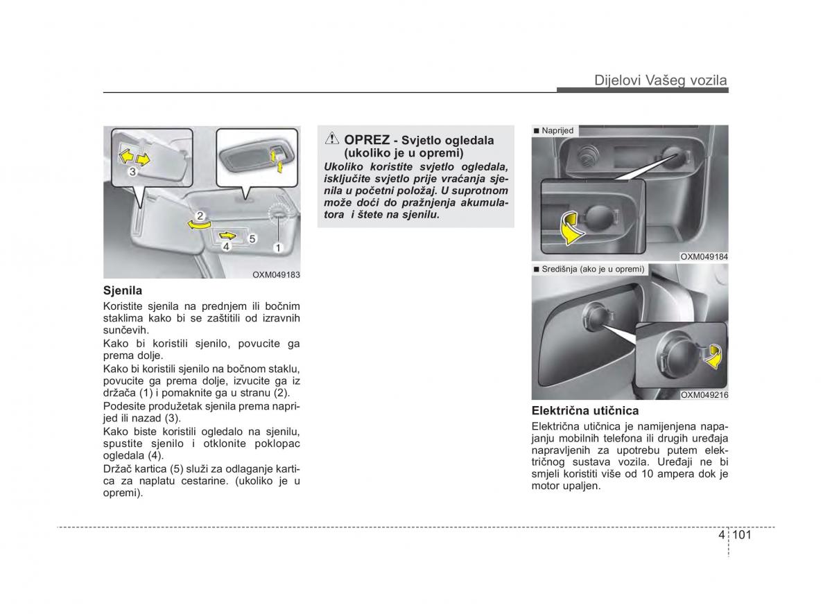 KIA Sorento II 2 vlasnicko uputstvo / page 179