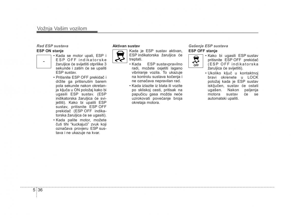 KIA Sorento II 2 vlasnicko uputstvo / page 252