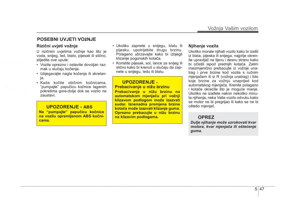 KIA Sorento II 2 vlasnicko uputstvo / page 263