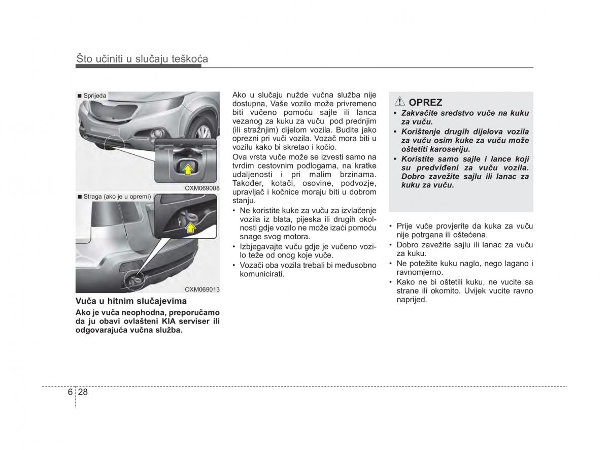 KIA Sorento II 2 vlasnicko uputstvo / page 308