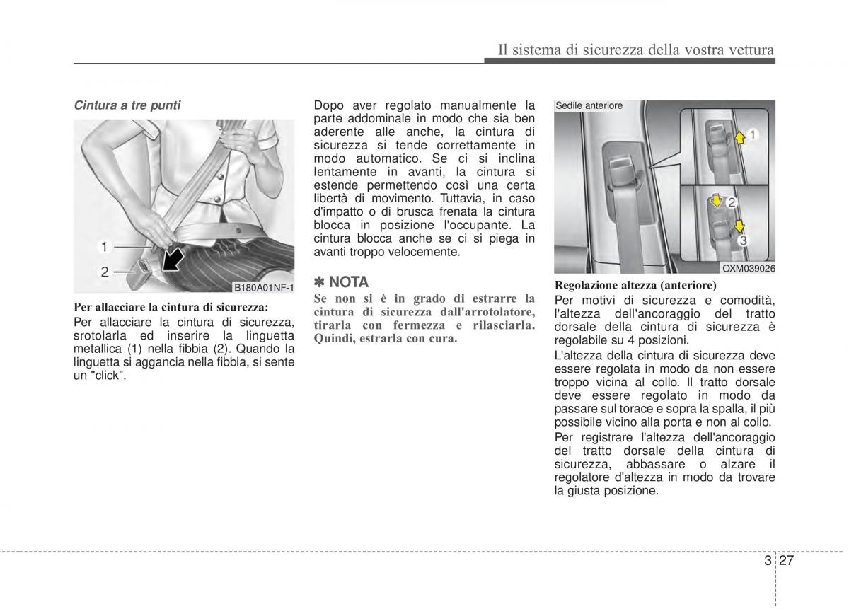 KIA Sorento II 2 manuale del proprietario / page 55