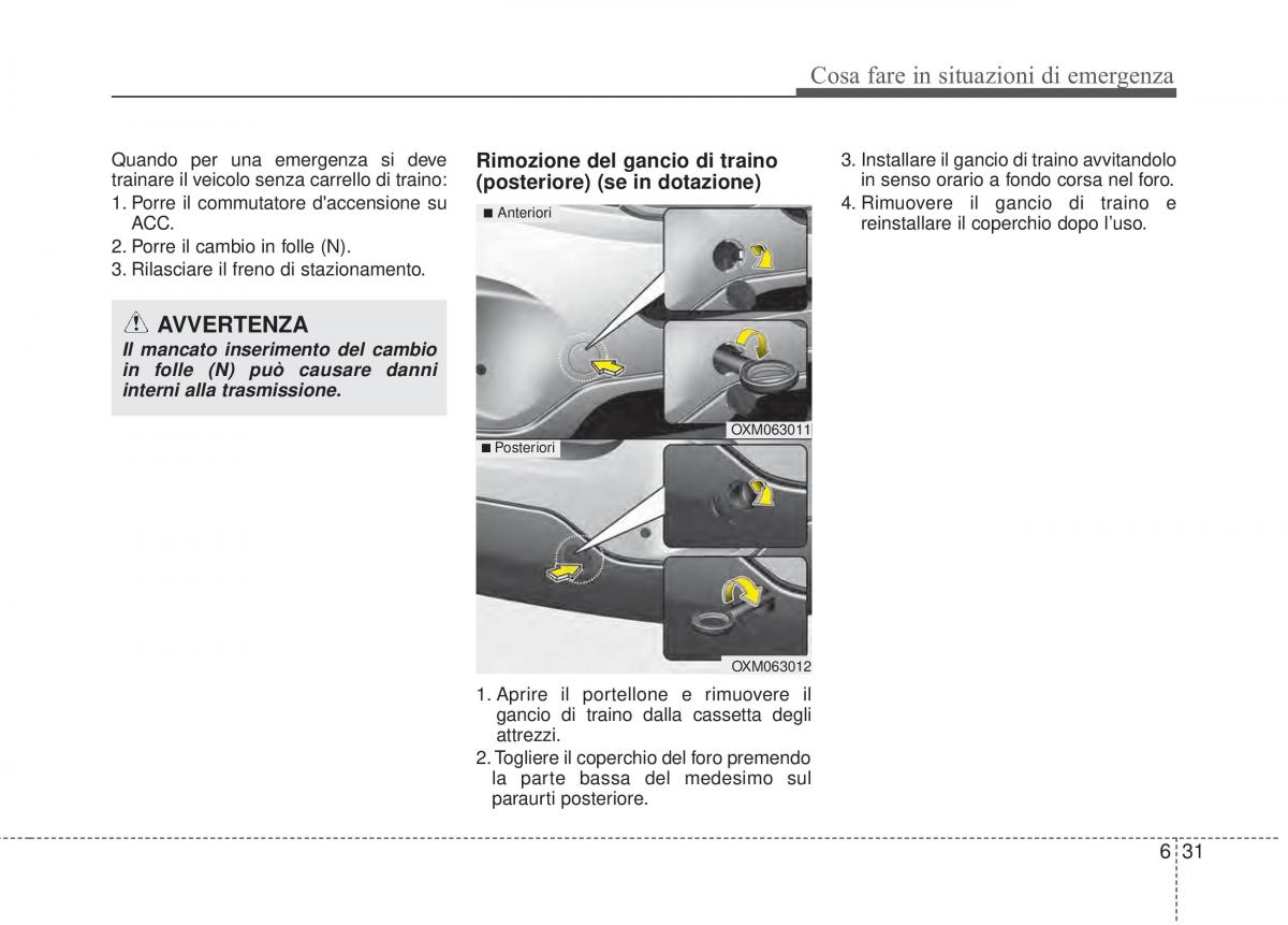 KIA Sorento II 2 manuale del proprietario / page 553