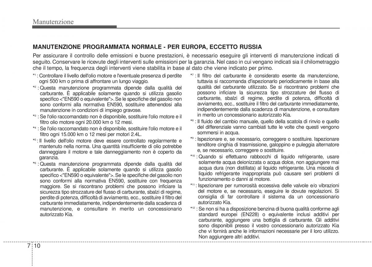 KIA Sorento II 2 manuale del proprietario / page 566