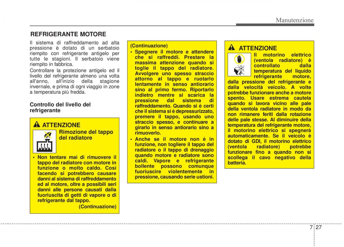 KIA Sorento II 2 manuale del proprietario / page 583