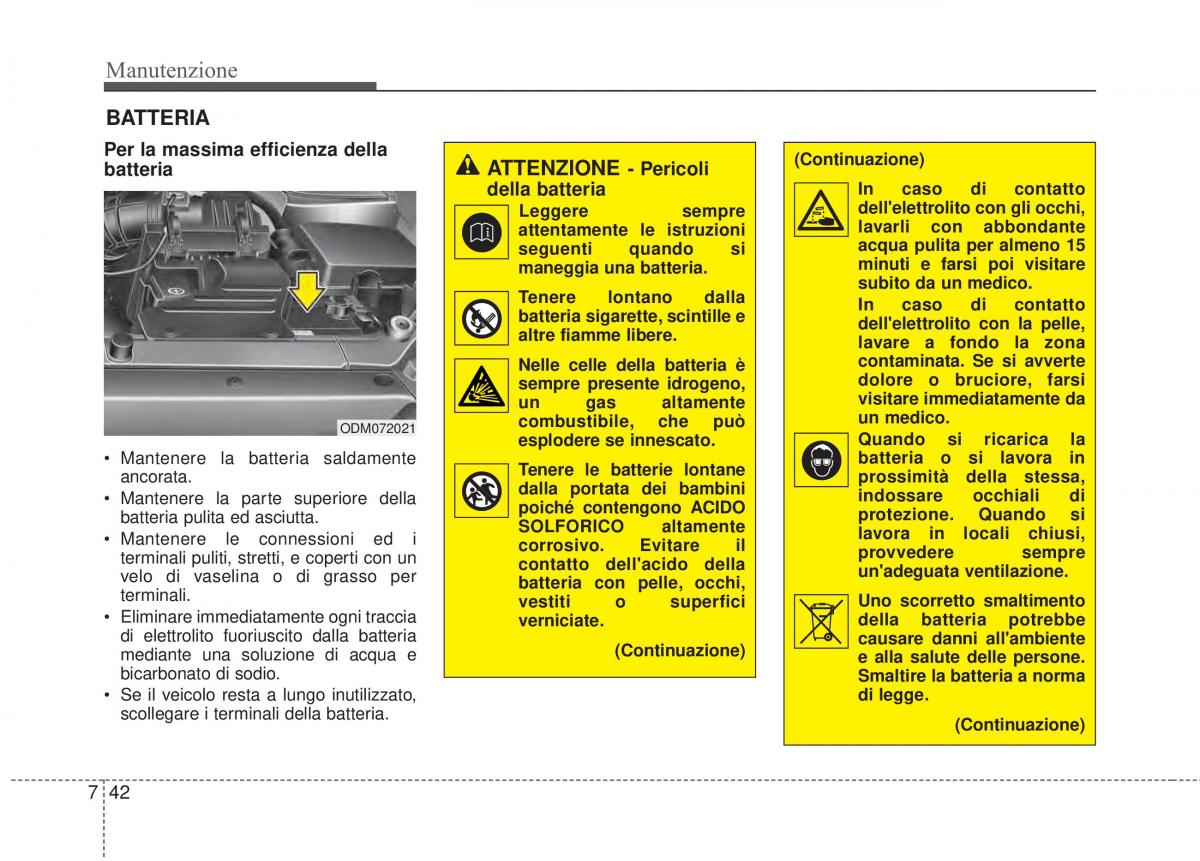 KIA Sorento II 2 manuale del proprietario / page 598