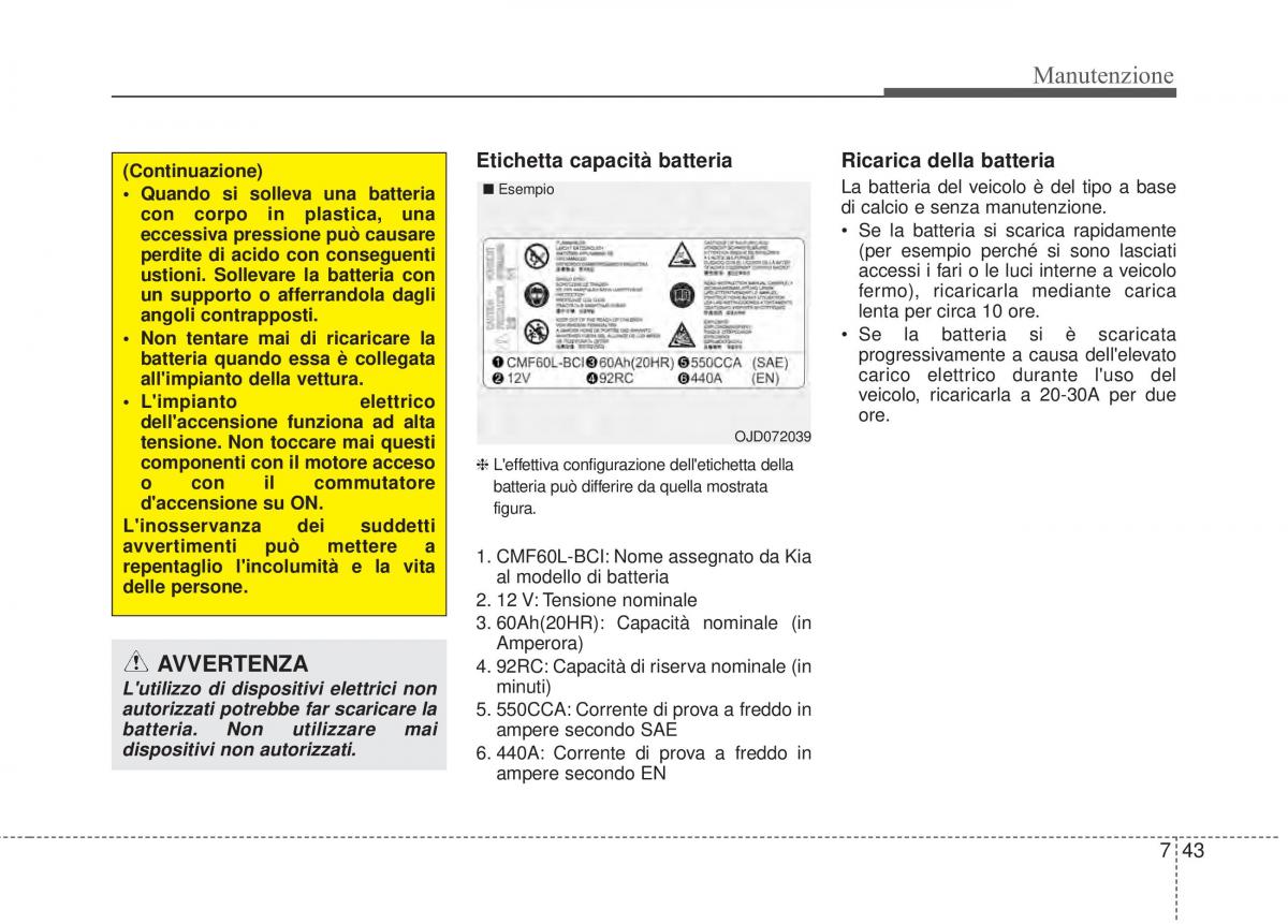 KIA Sorento II 2 manuale del proprietario / page 599